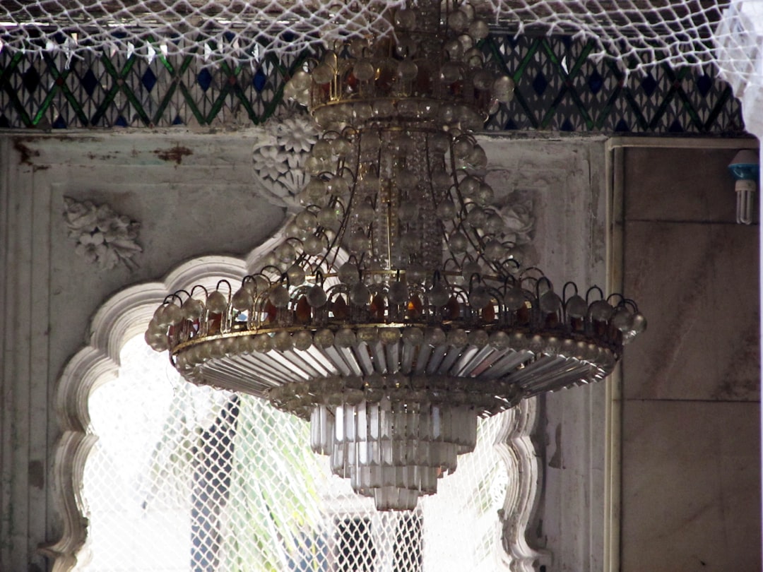 Photo bird chandelier