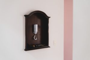 Photo plaster wall sconce
