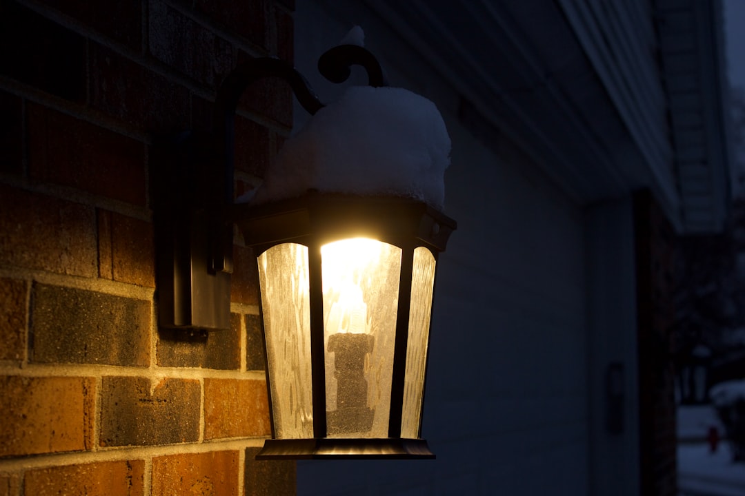 Photo outdoor wall light